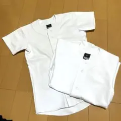 Mizuno ホワイト 練習着 140 2枚セットのサムネイル