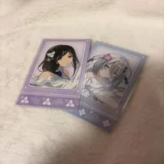 ソフィア、白雪巴　テラリウムトレカ 2枚セット