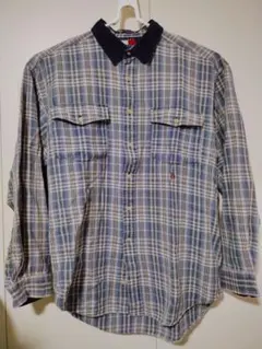 Old Tommy トミー 長袖シャツ ボタンダウン 90s ネル コーデュロイ