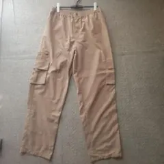 メンズ　薄手パンツ　XXXLサイズ　ベージュブラウン