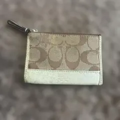 おまけあり　COACH ロゴパターン カードケース