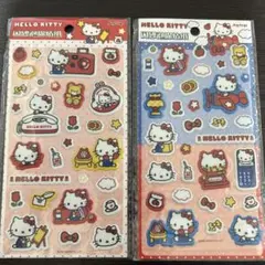 サンリオ キティちゃん ぷくぷくシール ぷくキラ シール キティ 2枚セット