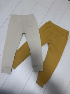 ユニクロ　ワッフル生地レギンスパンツ