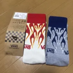 VANS フレイム柄ソックスセット 2足 ピザオブデス ハイスタ 横山健
