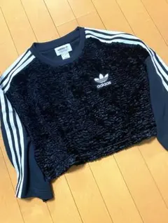 adidas original☆七分丈フリースTシャツ