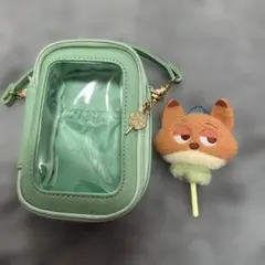 新品 ズートピア ニック ポーチ ぬいぐるみセット