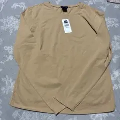 GAP STRETCH ベージュ 長袖Tシャツ S