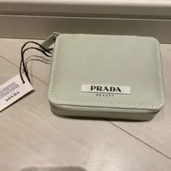 PRADA ミントグリーン ポーチ　バニティ　ノベルティ