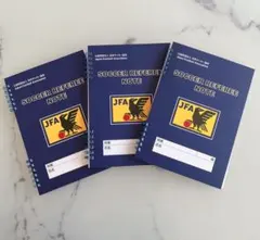 JFA サッカー審判員用ノート 3冊セット　サッカーノート