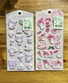 サンリオ ジュエルライブマシュマロステッカーズ クロミ マイメロ ２種セット