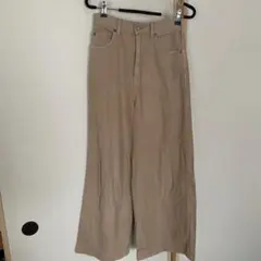 マウジー　ワイドパンツ　デニム