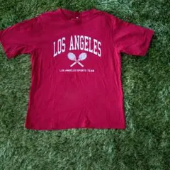 coca　Tシャツ　Ｌsize　赤　ロゴのサムネイル