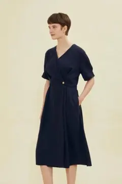 コニー konny 授乳服　ワンピース　m ベージュ2