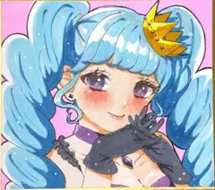 微笑み 女の子 オリジナルイラスト 手描き 原画