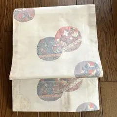 名古屋帯 洒落帯 丸文様