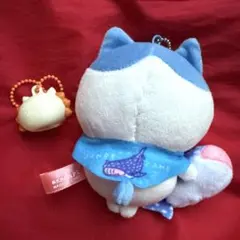 ハチワレ ちいかわ キーチェーン付きマスコット 沖縄限定品 ★ガチャ シーサー