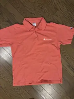 Champion チャンピオン ポロシャツ オレンジ Lサイズ