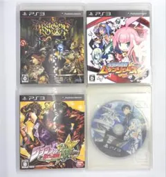 PS3ソフト まとめ売り ジョジョ ドラゴンズクラウン ムゲンソウルズ おまけ付