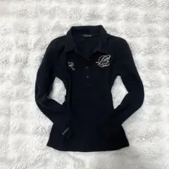 00s y2k 平成ギャル ラメ ピチロンt ポロシャツ グランジパンクロック