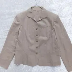 レリアン 茶 ベージュ テーラードジャケット