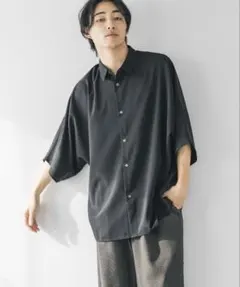 LOWRYS FARM ファンマートロドルマンシャツSS 黒 Mのサムネイル
