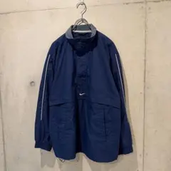 90s NIKE ナイキ プルオーバー ナイロンジャケット ハーフジップ 古着