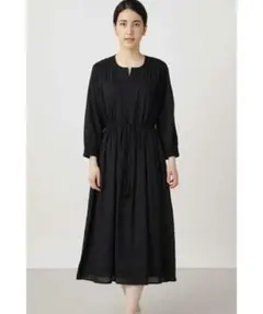 【human woman】インドワンピース(黒色)