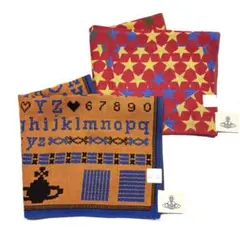 新品 ヴィヴィアン ウエストウッド タオルハンカチ ガーゼ 2枚 大判