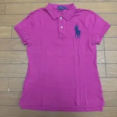 Polo Ralph Lauren ビッグポニー ポロシャツ y2k ピンク - メルカリ
