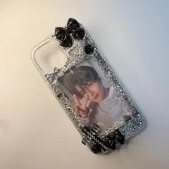 【最安値】携帯ケースデコ デコ電 地雷系 トレカケースデコ iPhone15