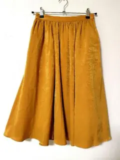 SLOBE IENA　フレアスカート マスタード