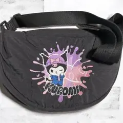 【新品未使用タグ付き】　クロミ 刺繍ショルダーバッグ　黒　定価3500のサムネイル