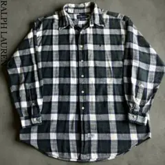 90s Polo by Ralph Lauren ライトオンス ネルシャツ Lのサムネイル