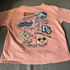 ミッキー ミニー プリント Tシャツ 90
