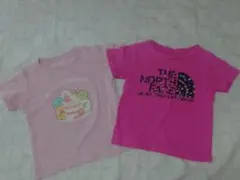 すみっコぐらし・ THE NORTH FACE Tシャツ 2枚セット100cm