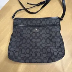 COACH コーチ シグネチャーショルダーバッグ F29960 ブラック グレー