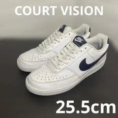 NIKE COURT VISION スニーカー ネイビー メンズ 中古