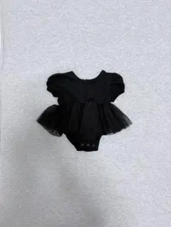 【ベビー/60㎝】ブラック チュチュ付きワンピース