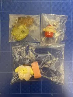 サンリオ　ポムポムプリン　なかよしチャーム他3点まとめ売り