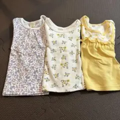 花柄 ロンT3枚セット サイズ80