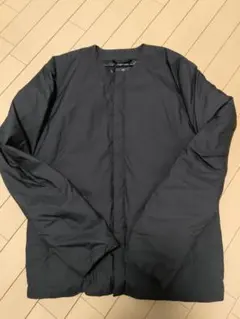 ノーカラー ダウンジャケット