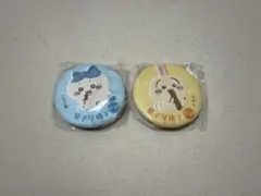 【ちいかわ】もぐもぐ本舗 缶バッジ ハチワレ うさぎ