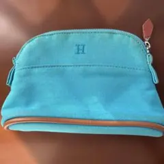 ブルーHマークポーチのサムネイル
