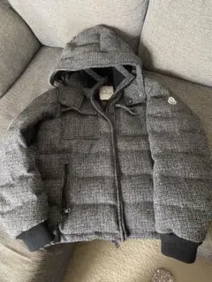 希少】MONCLER ブランソン ダウンジャケット グレー フード - メルカリ