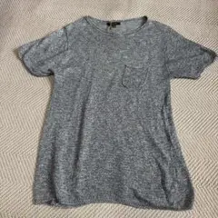 M1 CIAOPANIC 半袖 ニット Tシャツ ブルーグレー Mのサムネイル
