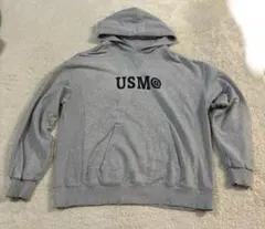 USMC スウェットパーカー USA製 S グレー repel tech - メルカリ