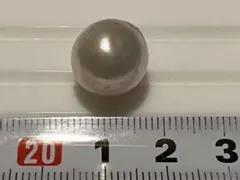 本真珠 マル玉穴無し アースブルー7.2㎜ 指輪ネクタイピンなど - メルカリ