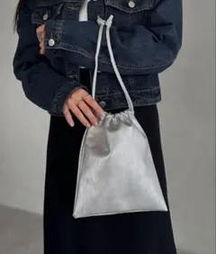 2WAY巾着 ミニショルダーバッグ