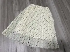 未使用 グローバルワーク ドット ロングスカート