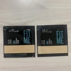 【サンプル】 MAYBELLINE FIT ME ファンデーション 120 2包